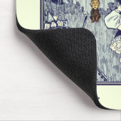 ヴィンテージ魔法使いオズ、ドロシーとマンチキンたち マウスパッド (コーナー)