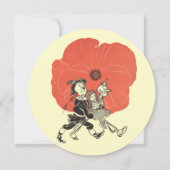 ヴィンテージ魔法使いオズ、ドロシー・チャイルド・バースデーパーティー 招待状 (正面)