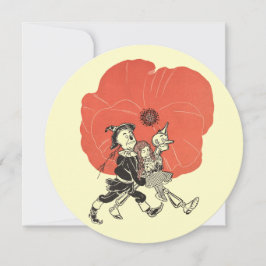 ヴィンテージ魔法使いオズ、ドロシー・チャイルド・バースデーパーティー 招待状