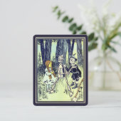 ヴィンテージ魔法使いオズ・ドロシー・ティンマン誕生日パーティー 招待状 (スタンド正面)