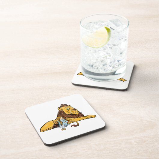 ヴィンテージ魔法使いオズ、ドロシー、トトとライオン コースター (右側)