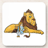 ヴィンテージ魔法使いオズ、ドロシー、トトとライオン コースター (正面)