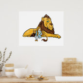 ヴィンテージ魔法使いオズ、ドロシー、トトとライオン ポスター (キッチン)