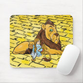 ヴィンテージ魔法使いオズ、ドロシー、トトとライオン マウスパッド (マウス)