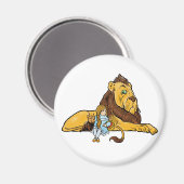 ヴィンテージ魔法使いオズ、ドロシー、トトとライオン マグネット (正面/裏面)