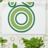 ヴィンテージ魔法使いオズ・ドロシー・トトと大きな手紙 キッチンタオル (折り畳み)