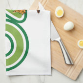 ヴィンテージ魔法使いオズ・ドロシー・トトと大きな手紙 キッチンタオル (四つ折り)