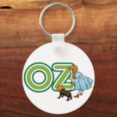 ヴィンテージ魔法使いオズ・ドロシー・トトと大きな手紙 キーホルダー (裏面)