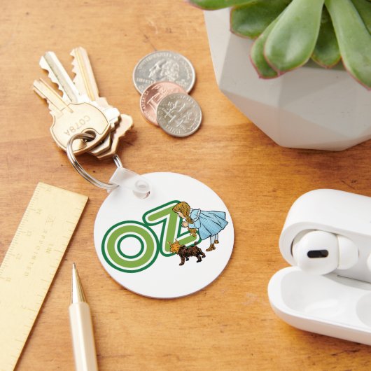 ヴィンテージ魔法使いオズ・ドロシー・トトと大きな手紙 キーホルダー (デスク)