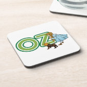 ヴィンテージ魔法使いオズ・ドロシー・トトと大きな手紙 コースター (左側)