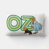 ヴィンテージ魔法使いオズ・ドロシー・トトと大きな手紙 ランバークッション (裏面)