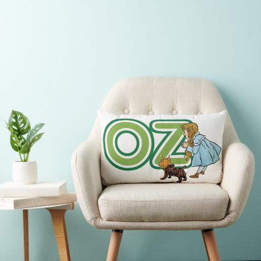 ヴィンテージ魔法使いオズ・ドロシー・トトと大きな手紙 ランバークッション (椅子)