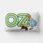 ヴィンテージ魔法使いオズ・ドロシー・トトと大きな手紙 ランバークッション (正面)
