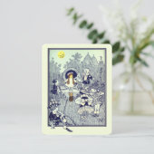 ヴィンテージ魔法使いオズ・ドロシー・バースデーパーティー 招待状 (スタンド正面)