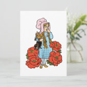 ヴィンテージ魔法使いオズ、ドロシー・ポピー招待状 招待状 (スタンド正面)