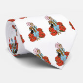 ヴィンテージ魔法使いオズ、ドロシー、赤いポピーの花 ネクタイ (ロール)