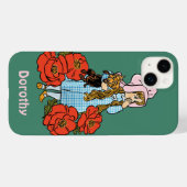 ヴィンテージ魔法使いオズ、ドロシー、赤いポピーの花 Case-Mate iPhoneケース (裏面 (横))
