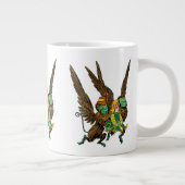 ヴィンテージ魔法使いオズ、ドロシー、邪悪なサル飛んでいる ジャンボコーヒーマグカップ (右)