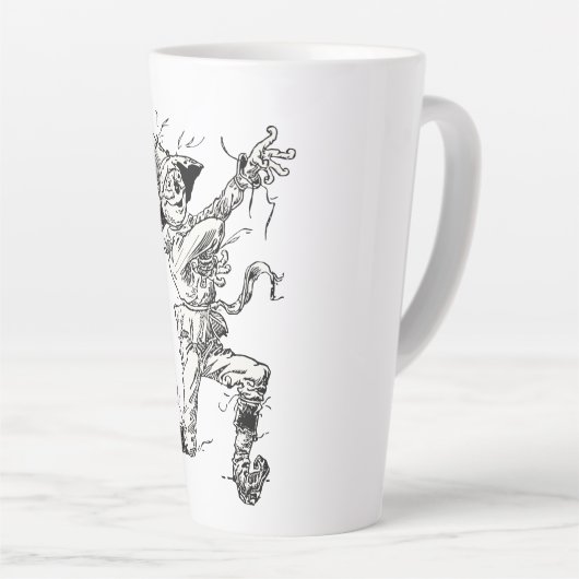 ヴィンテージ魔法使いオズ・フェアリー・テイルズ、かかし カフェラテマグ (右アングル)