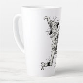 ヴィンテージ魔法使いオズ・フェアリー・テイルズ、かかし カフェラテマグ (左アングル)