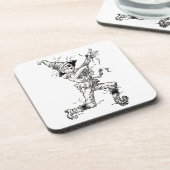 ヴィンテージ魔法使いオズ・フェアリー・テイルズ、かかし コースター (左側)