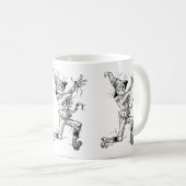 ヴィンテージ魔法使いオズ・フェアリー・テイルズ、かかし コーヒーマグカップ (正面右)