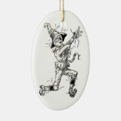 ヴィンテージ魔法使いオズ・フェアリー・テイルズ、かかし セラミックオーナメント (右)