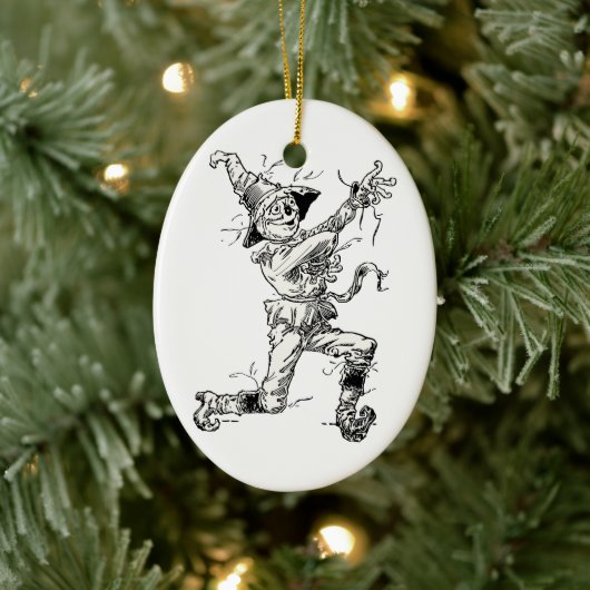 ヴィンテージ魔法使いオズ・フェアリー・テイルズ、かかし セラミックオーナメント (ツリー)