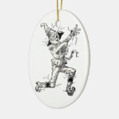 ヴィンテージ魔法使いオズ・フェアリー・テイルズ、かかし セラミックオーナメント (左)