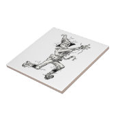 ヴィンテージ魔法使いオズ・フェアリー・テイルズ、かかし タイル (側面)