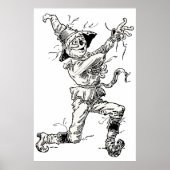 ヴィンテージ魔法使いオズ・フェアリー・テイルズ、かかし ポスター (正面)