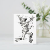 ヴィンテージ魔法使いオズ・フェアリー・テイルズ、かかし ポストカード (スタンド正面)