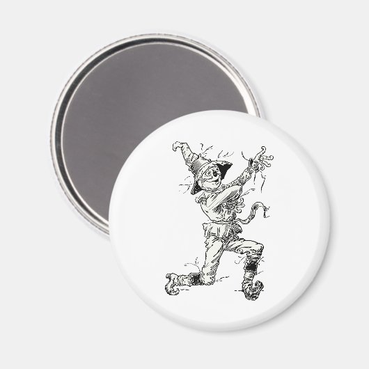 ヴィンテージ魔法使いオズ・フェアリー・テイルズ、かかし マグネット (正面/裏面)