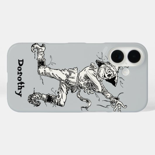 ヴィンテージ魔法使いオズ・フェアリー・テイルズ、かかし Case-Mate iPhoneケース (裏面 (横))