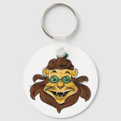 ヴィンテージ魔法使いオズ、ライオンがメガネをかけている キーホルダー (裏面)