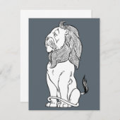 ヴィンテージ魔法使いオズ、勇敢な臆病ライオン (正面/裏面)