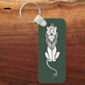ヴィンテージ魔法使いオズ、臆病ライオン キーホルダー (正面)