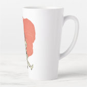 ヴィンテージ魔法使いドロシーとポピーな花 カフェラテマグ (右)