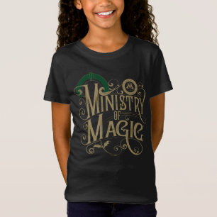 ヴィンテージ魔法省グラフィック Tシャツ
