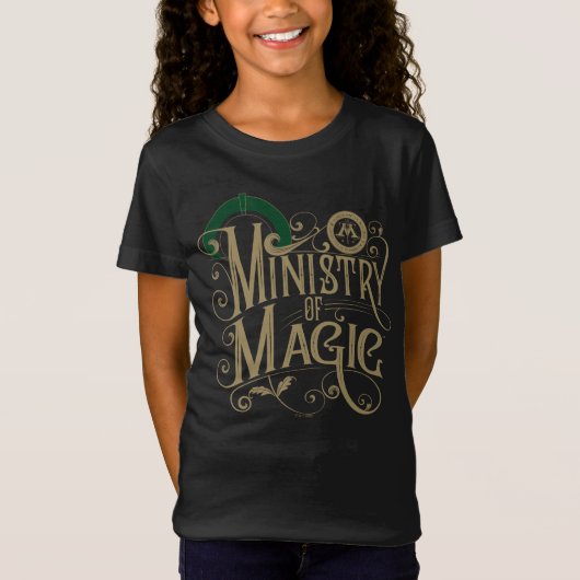 ヴィンテージ魔法省グラフィック Tシャツ (正面)