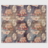 ヴィンテージ魔法魔導書 ラッピングペーパー (フラット)