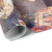 ヴィンテージ魔法魔導書 ラッピングペーパー (ロールコーナー)