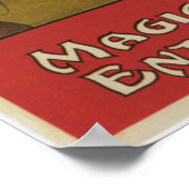 ヴィンテージ魔術師素晴らしを磨く ポスター (角)