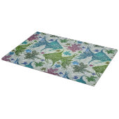 ヴィンテージ魚のパターン カッティングボード (角)