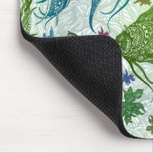 ヴィンテージ魚のパターン マウスパッド (コーナー)