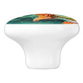 ヴィンテージ魚のホームデッキノブ セラミックノブ (側面)