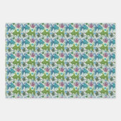 ヴィンテージ魚の柄 ラッピングペーパーシート (正面)