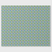 ヴィンテージ魚の柄 ラッピングペーパー (フラット)