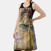 ヴィンテージ魚座の女性ゴシッククラシック体 エプロン (インサイチュ)