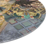 ヴィンテージ魚座の女性ゴシッククラシック体 カッティングボード (角)